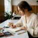 Jewelry designer sketching custom ring design