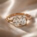 Engagement ring diamonds comparing G and H colors