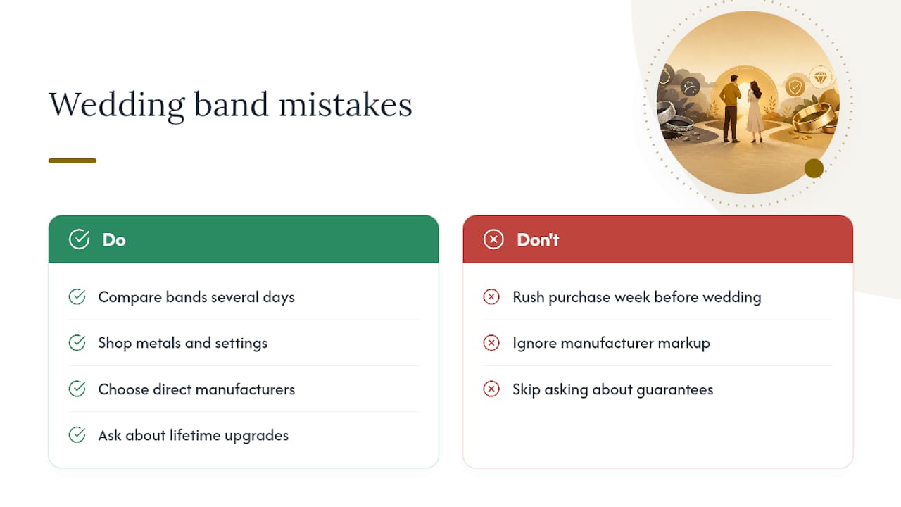 What Buyers Get Wrong About Wedding Band Cost — overview diagram