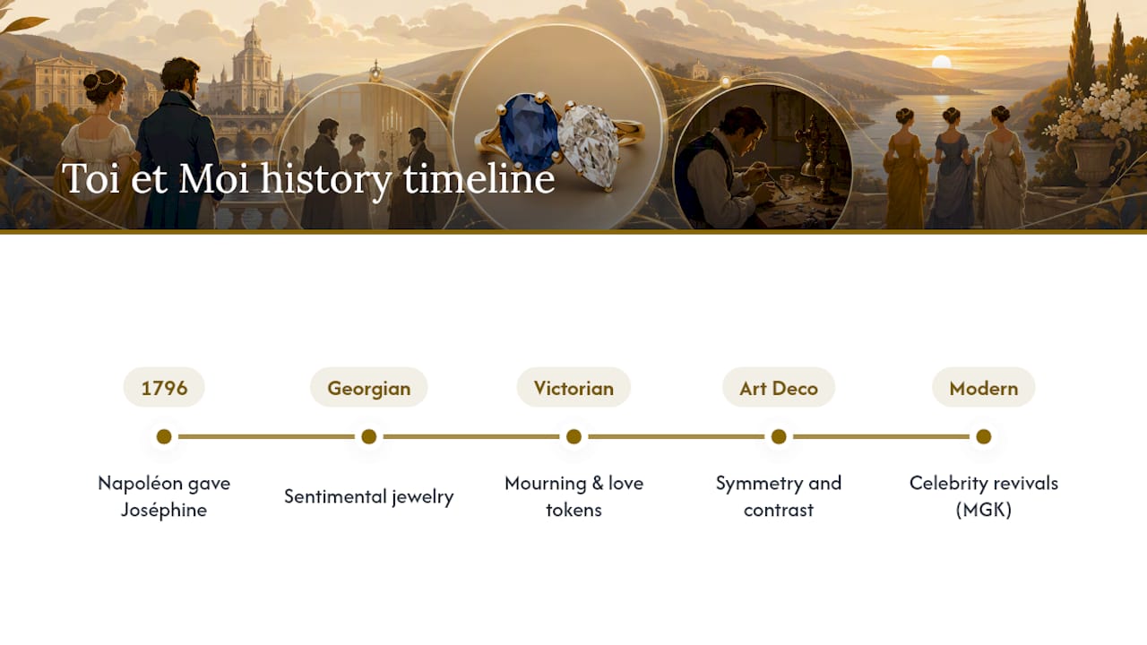 History and Notable Examples: From Napoléon's Ring to Modern Revivals — overview diagram