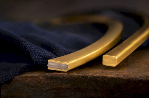 Gold filled and solid gold metal edges