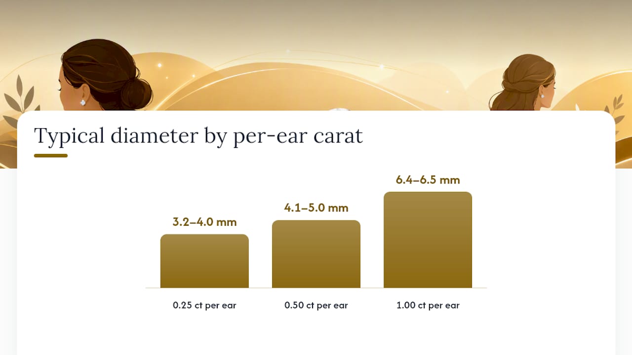 What Does Diamond Studs Size Actually Mean? — overview diagram