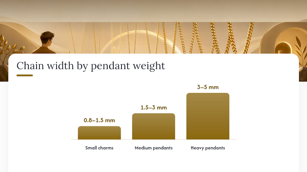 How to Choose the Right Gold Chain — overview diagram