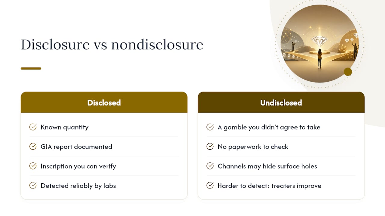 Why Disclosure Is the Whole Game — overview diagram