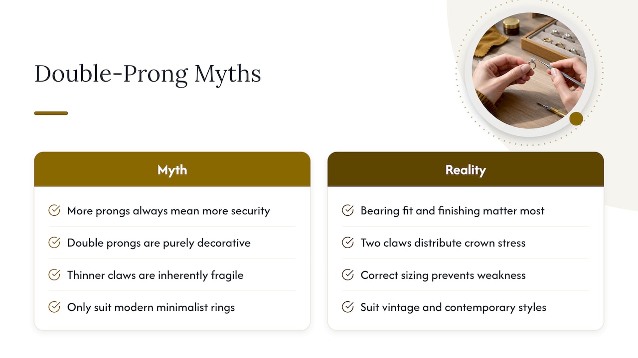 Common Myths and Misconceptions About Double Prong Settings — overview diagram