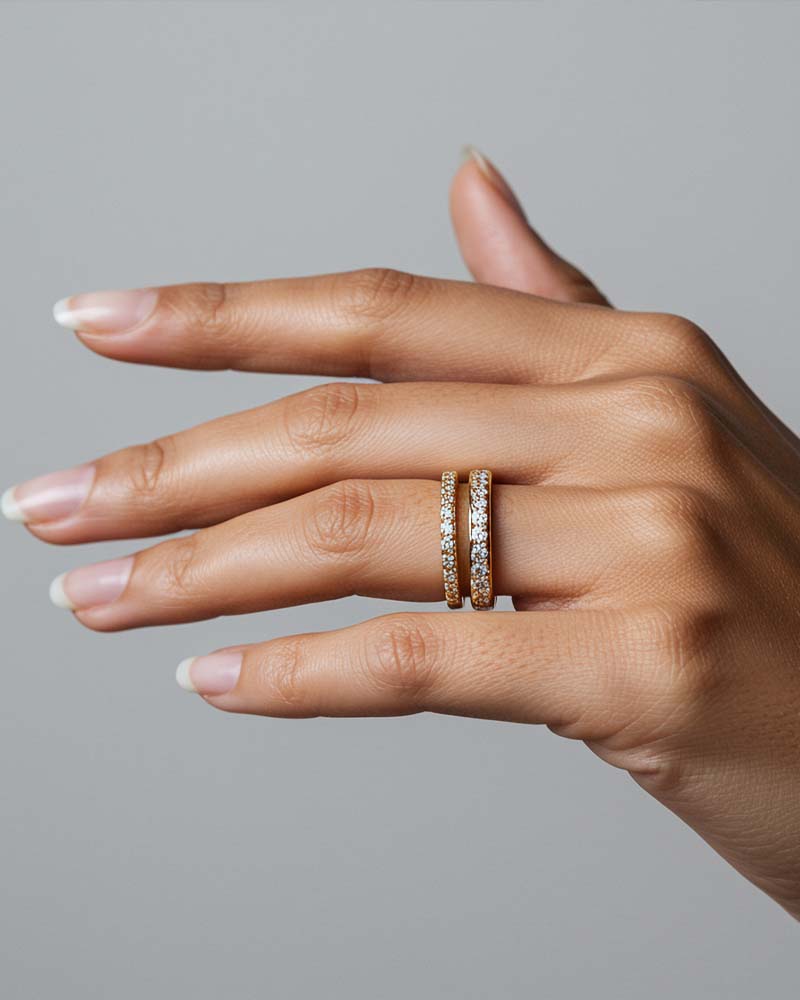 Custom eternity ring design