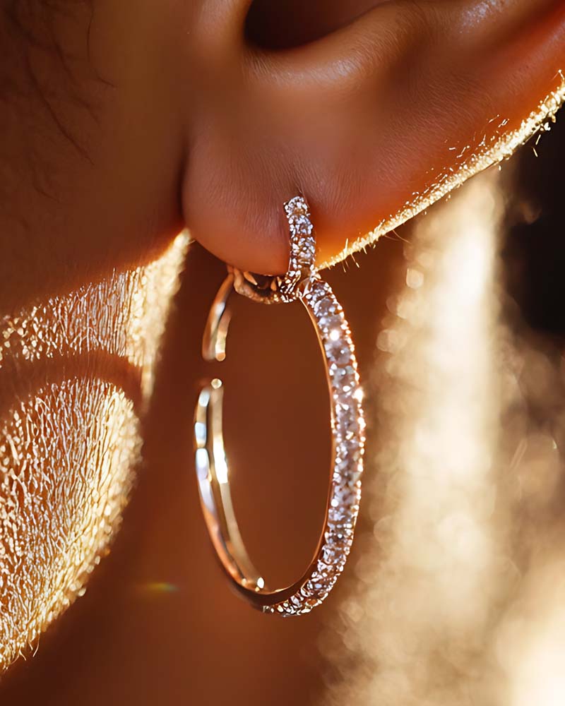 Hoop earrings collection