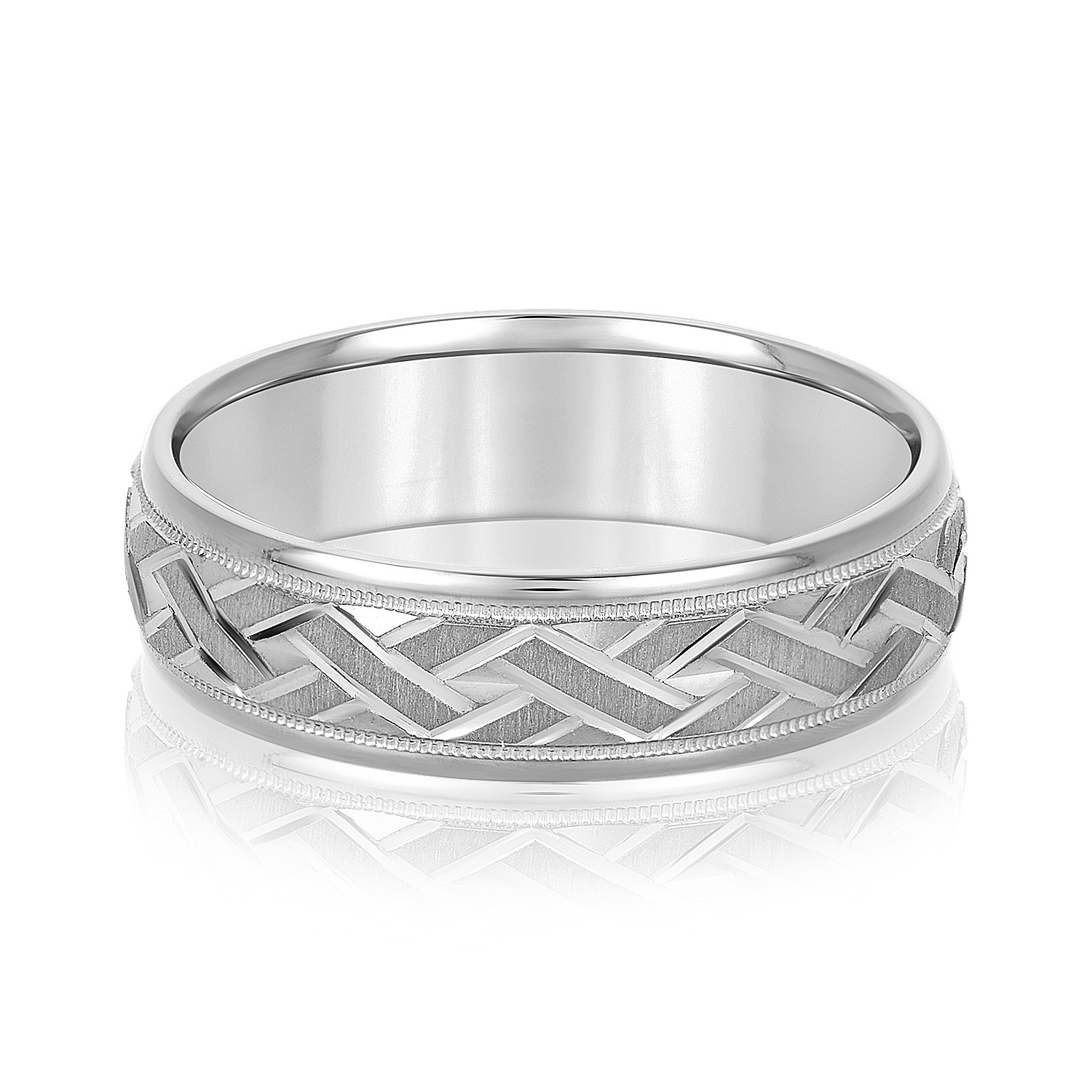 Carved & Engraved Wedding Bands