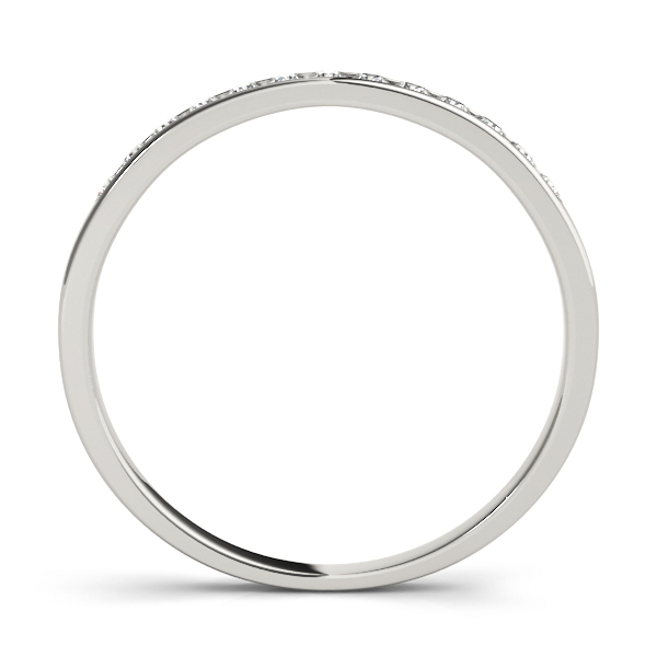  Ladies Channel Set Wedding Band 1/5 Carat Total Weight   (Lab-Created) 0.19 C.T.W 10K yellow, white or rose gold - view 2