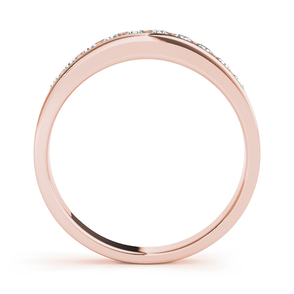  Ladies Round Channel Set Wedding Band 1/4 Carat Total Weight   (Lab-Created) 0.25 C.T.W 10K yellow, white or rose gold - view 6