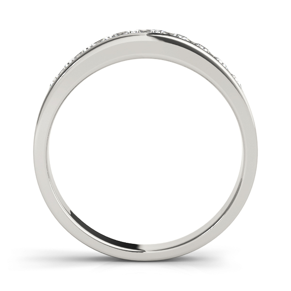  Ladies Round Channel Set Wedding Band 1/4 Carat Total Weight   (Lab-Created) 0.25 C.T.W 10K yellow, white or rose gold - view 2