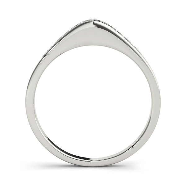  Ladies Channel Set Diamond Wedding Band 1/10 Carat Total Weight   (Lab-Created) 0.12 C.T.W 10K yellow, white or rose gold - view 2