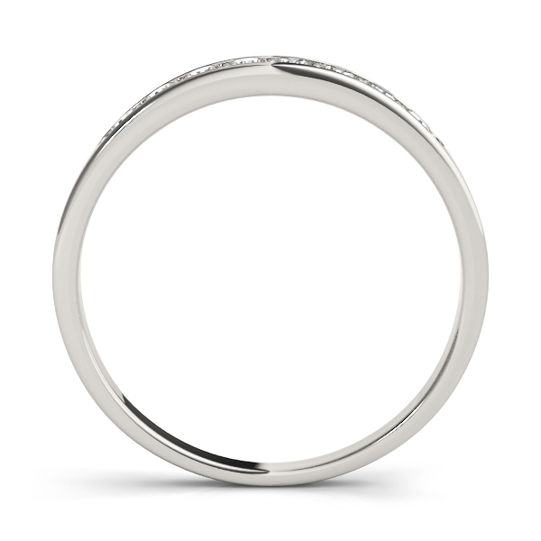  Ladies Prong In Channel Wedding Band 1/4 Carat Total Weight   (Lab-Created) 0.24 C.T.W 10K yellow, white or rose gold - view 2