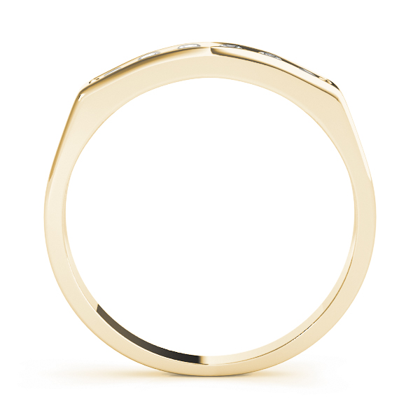  Ladies Channel Set Diamond Wedding Band .15 Carat Total Weight   (Lab-Created) 0.18 C.T.W 10K yellow, white or rose gold - view 4