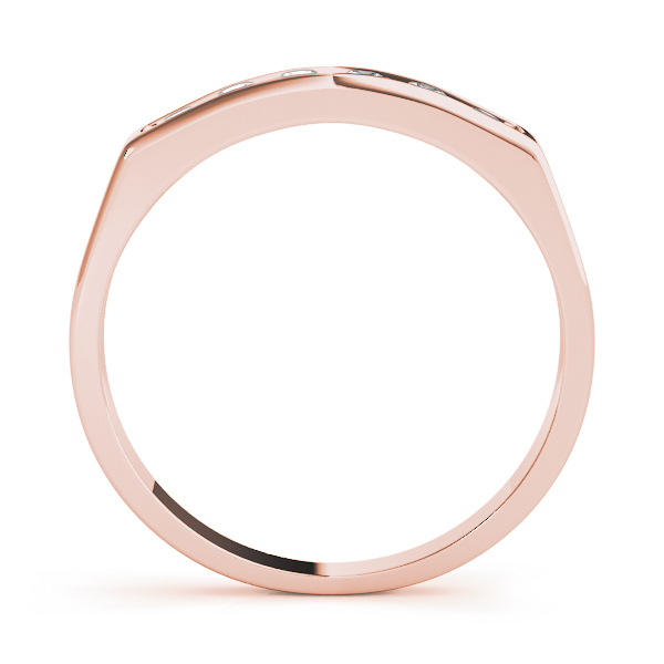  Ladies Channel Set Diamond Wedding Band .15 Carat Total Weight   (Lab-Created) 0.18 C.T.W 10K yellow, white or rose gold - view 6