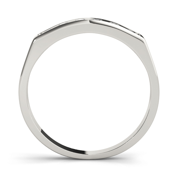  Ladies Channel Set Diamond Wedding Band .15 Carat Total Weight   (Lab-Created) 0.18 C.T.W 10K yellow, white or rose gold - view 2
