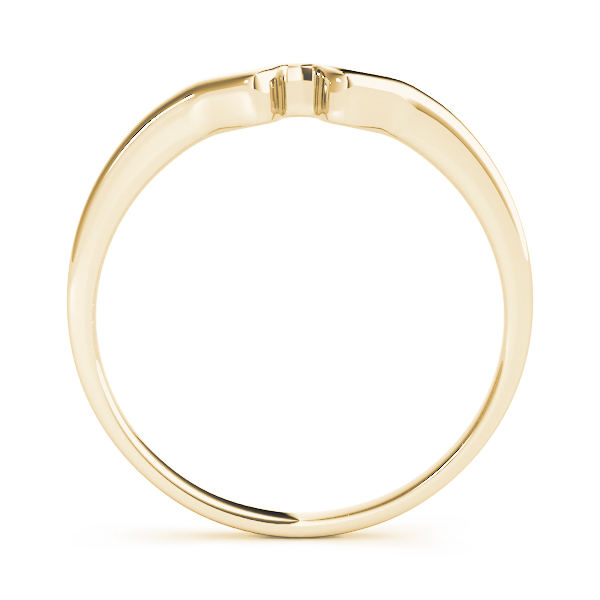  Gold Curved Wedding Bands  Unknown Friendly Weight 10K yellow, white or rose gold - view 4