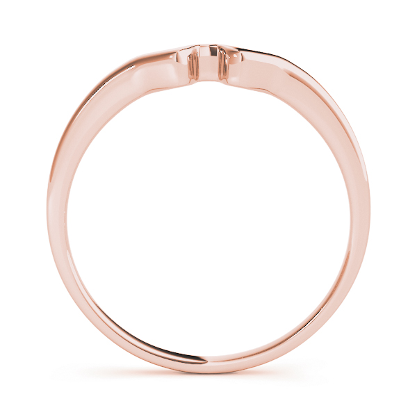  Gold Curved Wedding Bands  Unknown Friendly Weight 10K yellow, white or rose gold - view 6