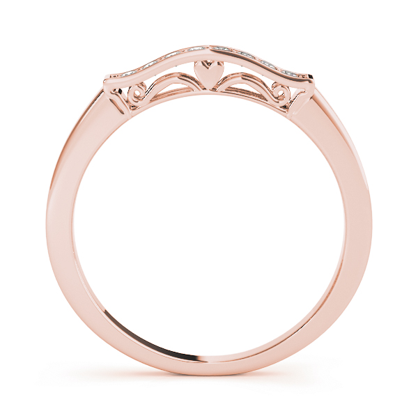  Ladies Diamond Channel Set Wedding Band 1/10 Carat Total Weight   (Lab-Created) 0.08 C.T.W 10K yellow, white or rose gold - view 6