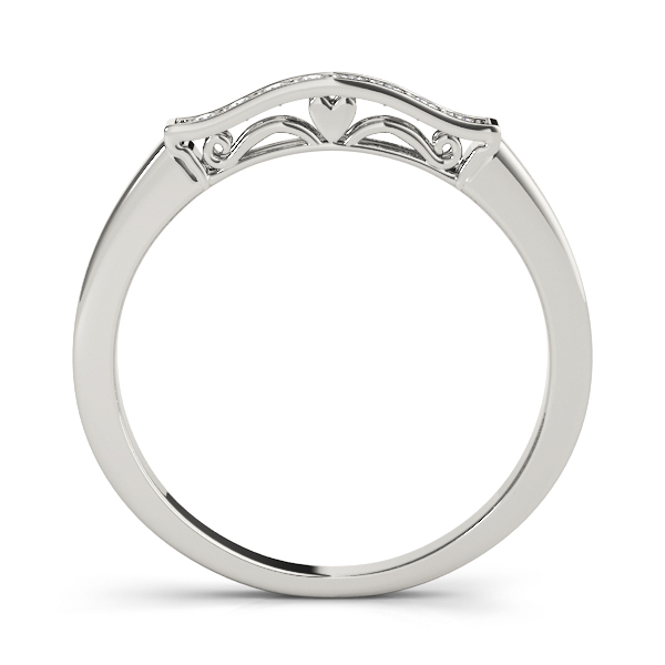  Ladies Diamond Channel Set Wedding Band 1/10 Carat Total Weight   (Lab-Created) 0.08 C.T.W 10K yellow, white or rose gold - view 2