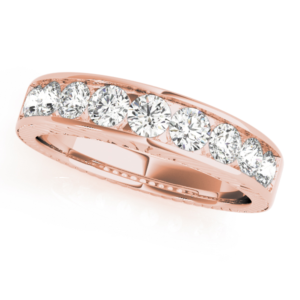  Ladies Channel Set Wedding Band 0.94 Carat Total Weight   (Lab-Created) 0.94 C.T.W 10K yellow, white or rose gold - view 5