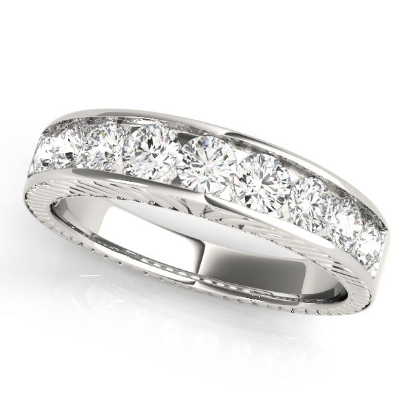 Channel Set Wedding Band | USA Jewels