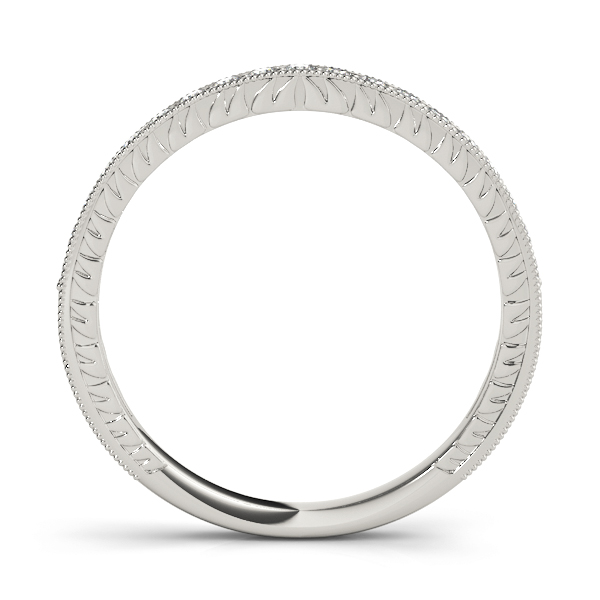  Ladies Channel Set Milgrain Wedding Bands 1/5 Carat Total Weight   (Lab-Created) 0.21 C.T.W 10K yellow, white or rose gold - view 2
