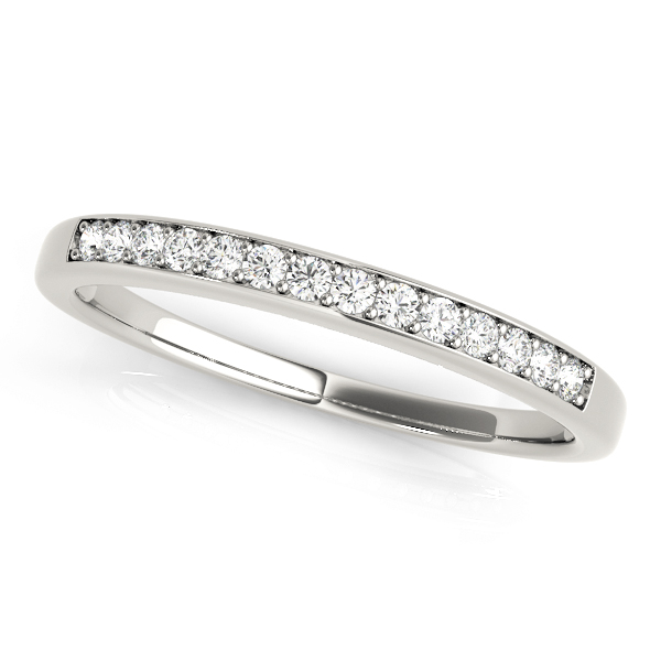 Prong In Channel Wedding Band