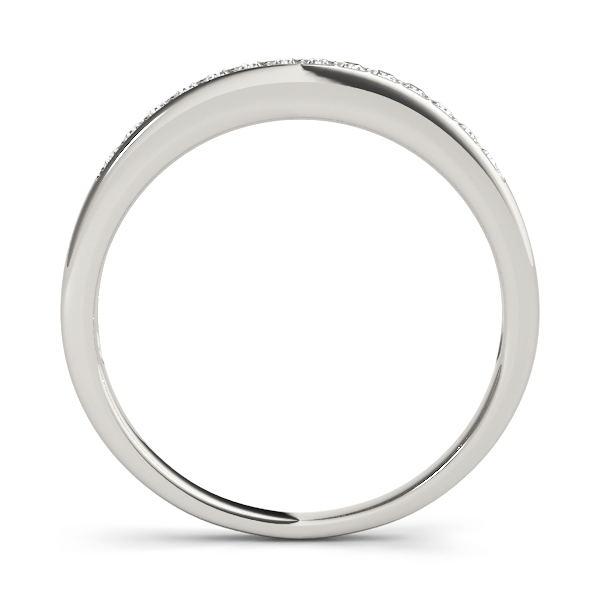  Ladies Prong In Channel Wedding Band .15 Carat Total Weight   (Lab-Created) 0.14 C.T.W 10K yellow, white or rose gold - view 2
