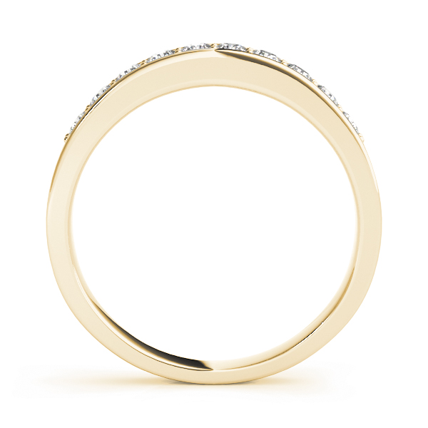  Ladies Prong In Channel Wedding Band 1/4 Carat Total Weight   (Lab-Created) 0.25 C.T.W 10K yellow, white or rose gold - view 4