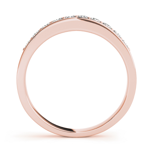  Ladies Prong In Channel Wedding Band 1/4 Carat Total Weight   (Lab-Created) 0.25 C.T.W 10K yellow, white or rose gold - view 6