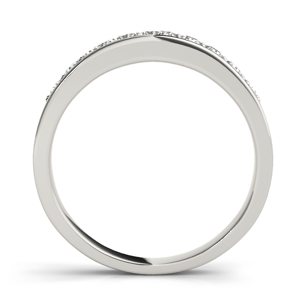  Ladies Prong In Channel Wedding Band 1/4 Carat Total Weight   (Lab-Created) 0.25 C.T.W 10K yellow, white or rose gold - view 2