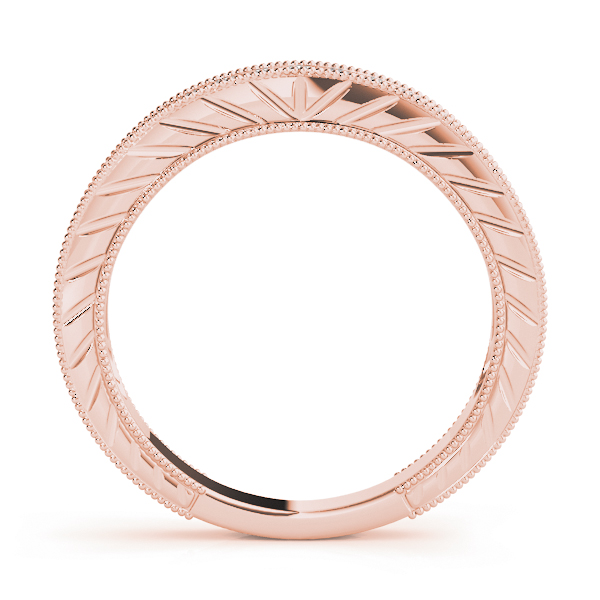  Ladies Channel Set Filigree Wedding Band 1/4 Carat Total Weight   (Lab-Created) 0.27 C.T.W 10K yellow, white or rose gold - view 6