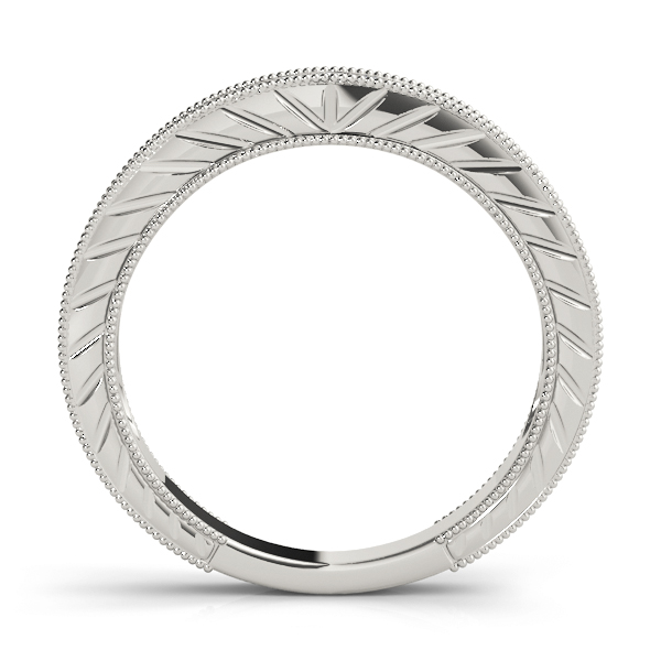  Ladies Channel Set Filigree Wedding Band 1/4 Carat Total Weight   (Lab-Created) 0.27 C.T.W 10K yellow, white or rose gold - view 2