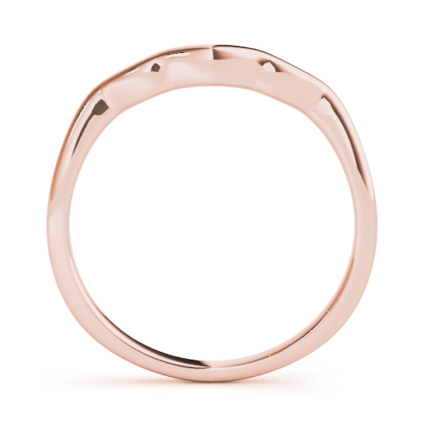  Curved Wedding Band  Unknown Friendly Weight 10K yellow, white or rose gold - view 6