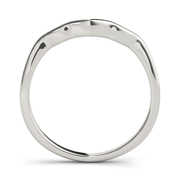  Curved Wedding Band  Unknown Friendly Weight 10K yellow, white or rose gold - view 2