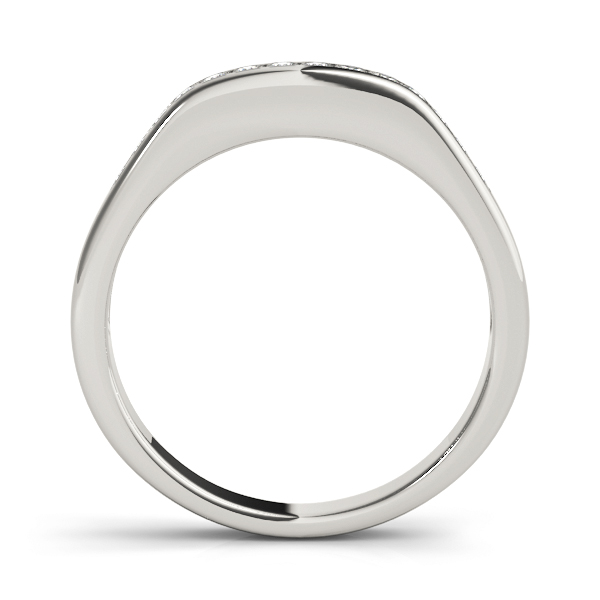  Ladies Channel Set Wedding Band 1/5 Carat Total Weight   (Lab-Created) 0.21 C.T.W 10K yellow, white or rose gold - view 2