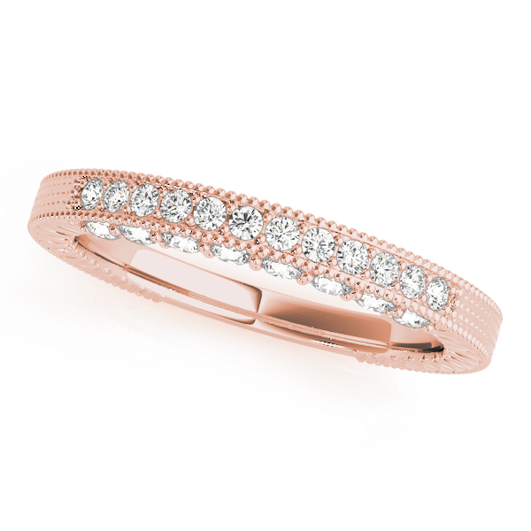  Ladies Diamond Pave Wedding Band 1/4 Carat Total Weight   (Lab-Created) 0.28 C.T.W 10K yellow, white or rose gold - view 5