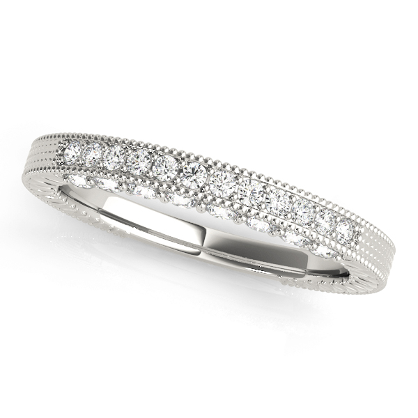Diamond Pave Wedding Band