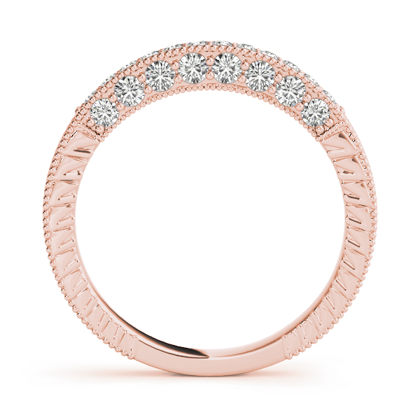  Ladies Diamond Pave Wedding Band 1/4 Carat Total Weight   (Lab-Created) 0.28 C.T.W 10K yellow, white or rose gold - view 6