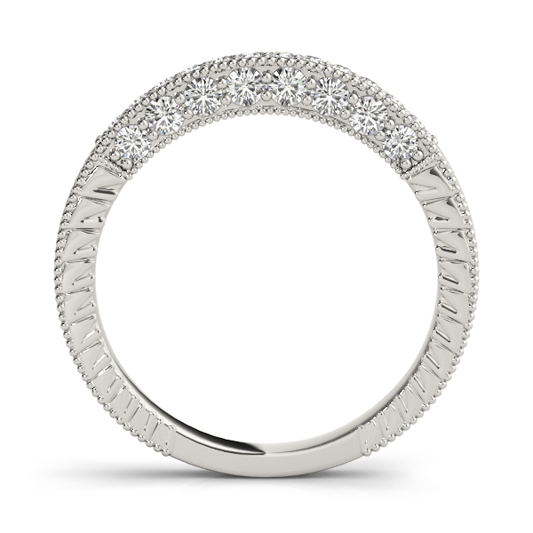  Ladies Diamond Pave Wedding Band 1/4 Carat Total Weight   (Lab-Created) 0.28 C.T.W 10K yellow, white or rose gold - view 2