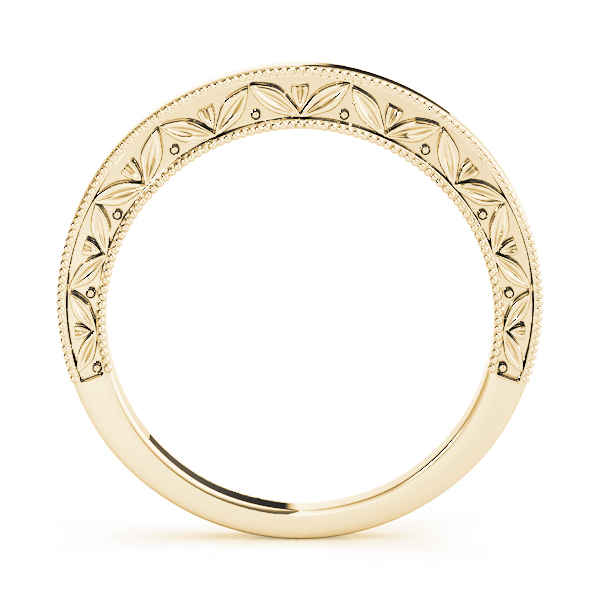  Vintage Filigree Wedding Band  Unknown Friendly Weight 10K yellow, white or rose gold - view 4