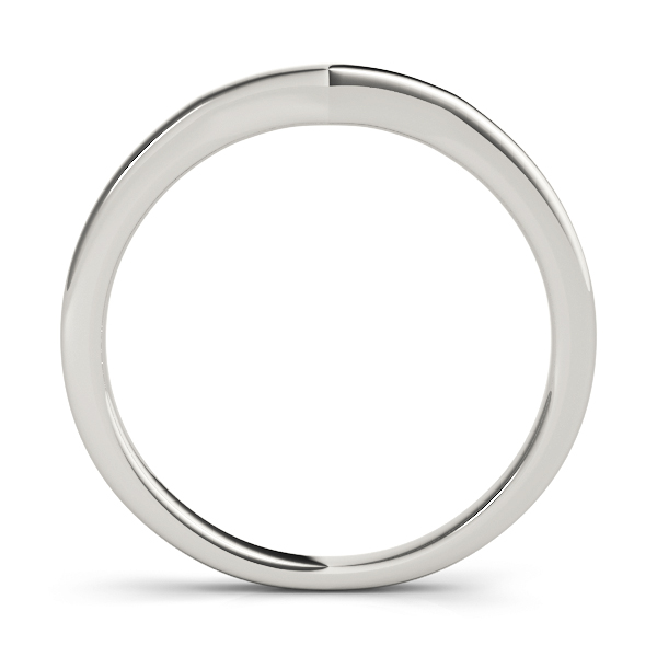  Curved Wedding Band  Unknown Friendly Weight 10K yellow, white or rose gold - view 2