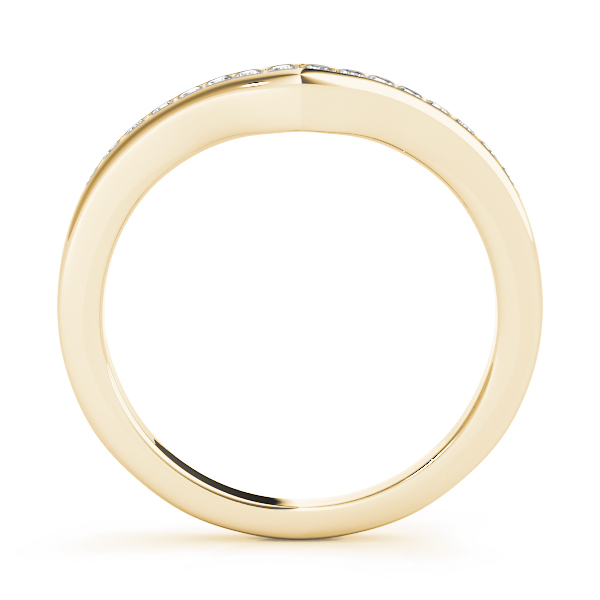  Ladies Channel Set Wedding Band .15 Carat Total Weight   (Lab-Created) 0.16 C.T.W 10K yellow, white or rose gold - view 4