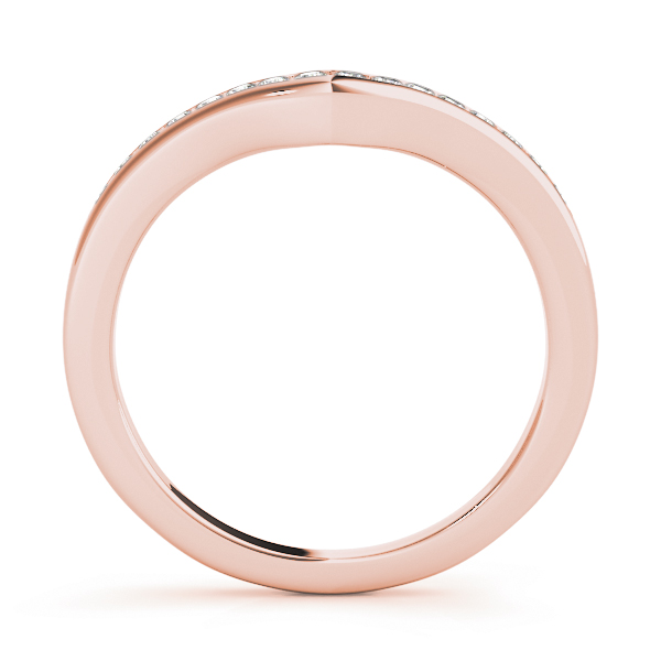  Ladies Channel Set Wedding Band .15 Carat Total Weight   (Lab-Created) 0.16 C.T.W 10K yellow, white or rose gold - view 6