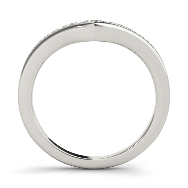  Ladies Channel Set Wedding Band .15 Carat Total Weight   (Lab-Created) 0.16 C.T.W 10K yellow, white or rose gold - view 2