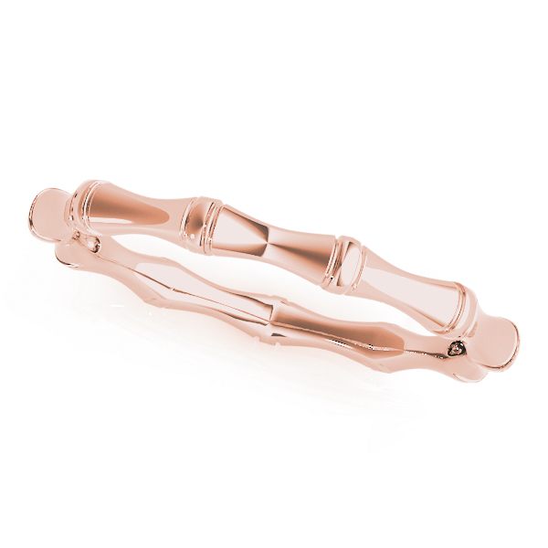  Nature Inspired Bamboo Band 2.43g (1.56 DWT) Unknown Friendly Weight 10K yellow, white or rose gold - view 5