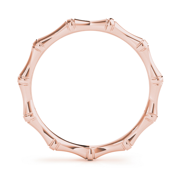  Nature Inspired Bamboo Band 2.43g (1.56 DWT) Unknown Friendly Weight 10K yellow, white or rose gold - view 6