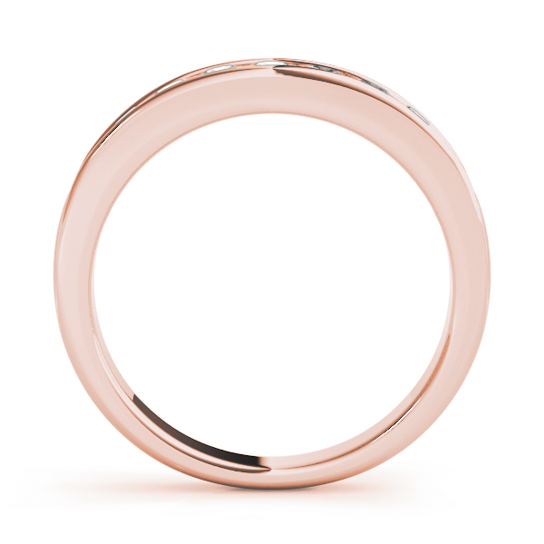  Ladies Channel Set Wedding Band 0.45 Carat Total Weight   (Lab-Created) 0.45 C.T.W 10K yellow, white or rose gold - view 6