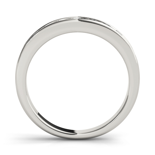 Ladies Channel Set Wedding Band 0.45 Carat Total Weight   (Lab-Created) 0.45 C.T.W 10K yellow, white or rose gold - view 2